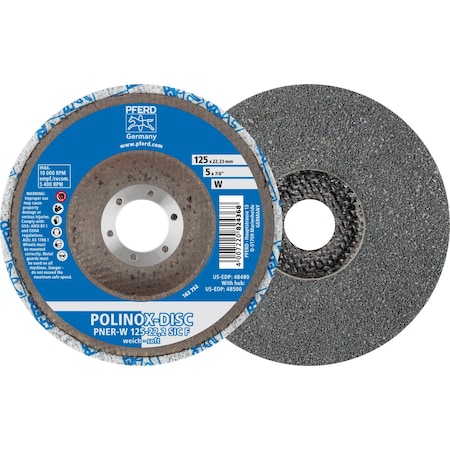 Pferd Pner Disc, T27, 5", 2Sf, Sic, Fine 48480